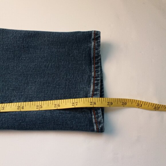 Kut From The Kloth Denim Jeans Size 6 Low Rise Straight Leg Medium Wash - Picture 9 of 10